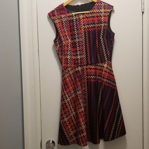 Sleeveless flare dress